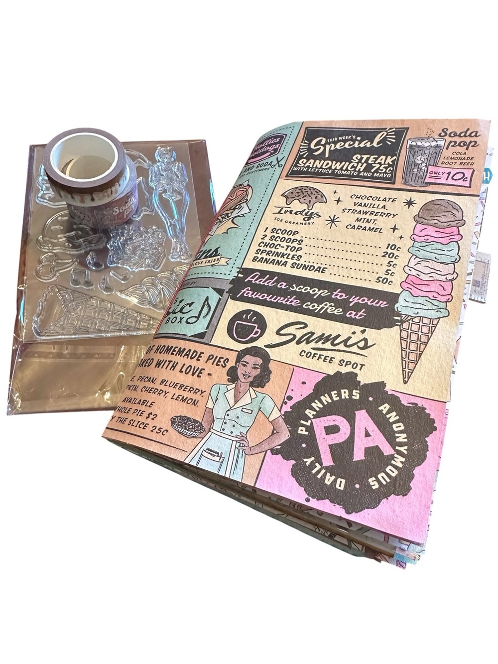 One of a Kind Retro Theme Junk Journal